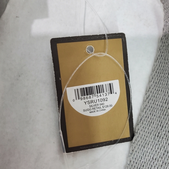 Juicy Couture Gray Nylon Quilted Swing Bag/Crossbody Bag Y2K YSRU1092 Silver NWT - Picture 13 of 16